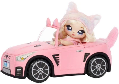 MGA Na! Na! Na! Surprise Stylový kabriolet autíčko soft textilní pro fashion panenku