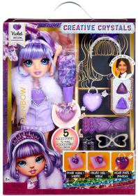 MGA RAINBOW HIGH Creative Crystals fashion panenka Violet Willow s doplňky