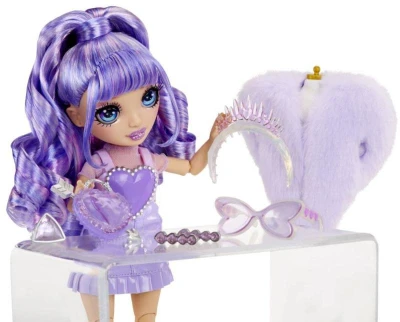 MGA RAINBOW HIGH Creative Crystals fashion panenka Violet Willow s doplňky