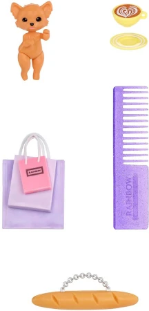 MGA RAINBOW HIGH Fashion panenka Violet v Paříži set s doplňky