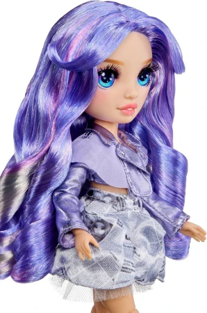 MGA RAINBOW HIGH Fashion panenka Violet v Paříži set s doplňky