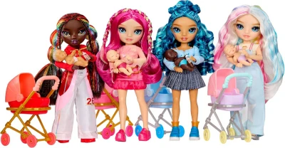 MGA RAINBOW HIGH Junior fashion panenka Amaya chůva set s doplňky