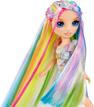MGA RAINBOW HIGH Vlasové studio kadeřnický set panenka s doplňky