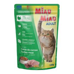 Miau Miau Cat krůtí, kapsa 100 g Miau Miau Cat krůtí, kapsa 100 g