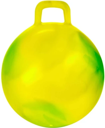 Míč dětský gymnastický skákací 45cm nafukovací hopsadlo s úchytem 4 barvy
