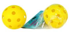 Míč na Florball plastový 7,5cm žlutý v sáčku Míč na Florball plastový 7,5cm žlutý v sáčku