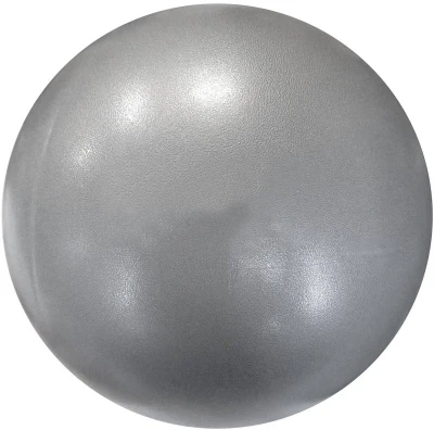 Míč overball 200mm stříbrný fitness gymball rehabilitační do 100kg