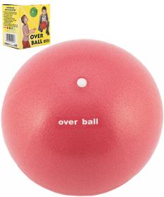 Míč overball 260mm červený fitness gymball rehabilitační do 120kg