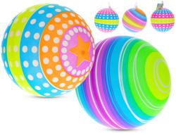 Míč Sun Fun 23cm duhový balón 5 druhů v síťce Míč Sun Fun 23cm duhový balón 5 druhů v síťce