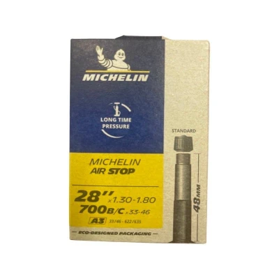 Michelin Duše 28 x 1,3-1,8 (622/635-33/46) A3 Airstop AV48