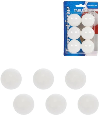 Míčky na stolný tenis 2-Play ping pong set 6ks na karte plast Míčky na stolný tenis 2-Play ping pong set 6ks na karte plast