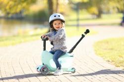 Micro Mini2go Deluxe Plus - mátová (mint) + reflexní sada