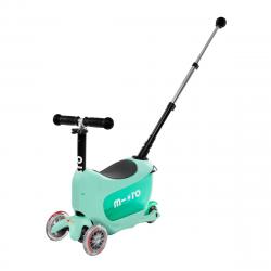 Micro Mini2go Deluxe Plus - mátová (mint) + reflexní sada