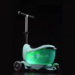 Micro Mini2go Deluxe Plus - mátová (mint) + reflexní sada
