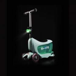 Micro Mini2go Deluxe Plus - mátová (mint) + reflexní sada