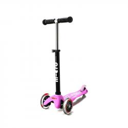 Micro Mini2go Deluxe Plus - růžová (pink) + reflexní sada