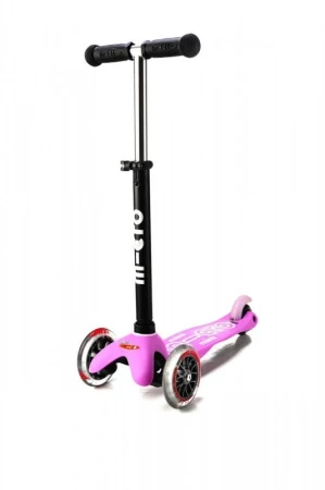 Micro Mini2go Deluxe Plus - růžová (pink) + reflexní sada