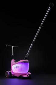 Micro Mini2go Deluxe Plus - růžová (pink) + reflexní sada