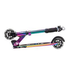Micro Sprite LED neochrome skládací koloběžka