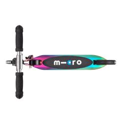 Micro Sprite LED neochrome skládací koloběžka