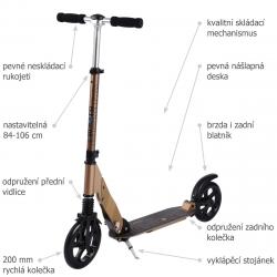 Micro Suspension Bronze skládací koloběžka s odpružením + sleva 500,- na příslušenství
