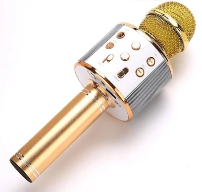 Mikrofón bezdrôtový detský Selfie / FM Rádio / USB / REC na batérie 5 farieb