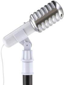 Mikrofon dětský stojanový Karaoke Rock Star na baterie Světlo Zvuk