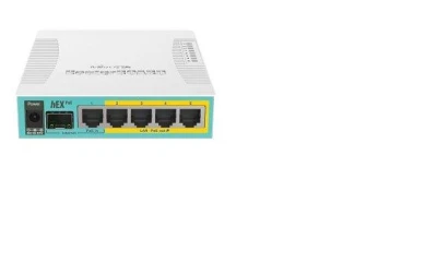 MikroTik RB960PGS, hEX PoE, 800MHz CPU, 128MB RAM, 5xGLAN, USB, L4, PSU MikroTik RB960PGS, hEX PoE, 800MHz CPU, 128MB RAM, 5xGLAN, USB, L4, PSU