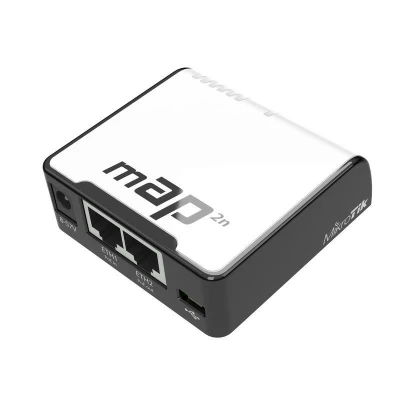 MikroTik RouterBOARD RBmAP2nD, RouterOS L4, 2xLAN, plast. krabice, napájecí adaptér MikroTik RouterBOARD RBmAP2nD, RouterOS L4, 2xLAN, plast. krabice, napájecí adaptér