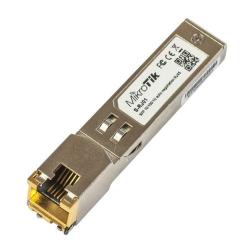 MikroTik SFP 10/100/1000M metalický modul S-RJ01, RJ-45, 100m, 1.25Gbps MikroTik SFP 10/100/1000M metalický modul S-RJ01, RJ-45, 100m, 1.25Gbps