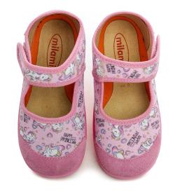 Milami 227 růžové dívčí bačkůrky