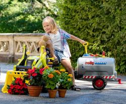 Milly Mally Cisterna s pumpou a stříkačkou Rolly Toys šedá