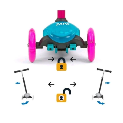 MILLY MALLY Dětská koloběžka Scooter Zapp mint