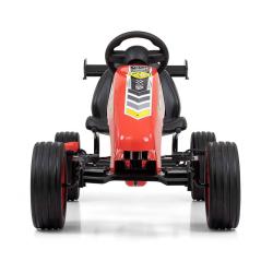 MILLY MALLY Dětská šlapací motokára Go-kart Rocket červená