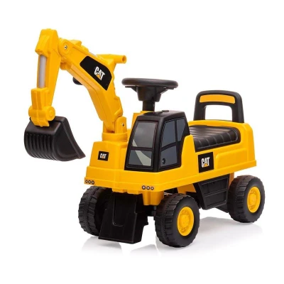 Milly Mally Dětské odrážedlo bagr se zvukem CAT Excavator žlutý Milly Mally Dětské odrážedlo bagr se zvukem CAT Excavator žlutý