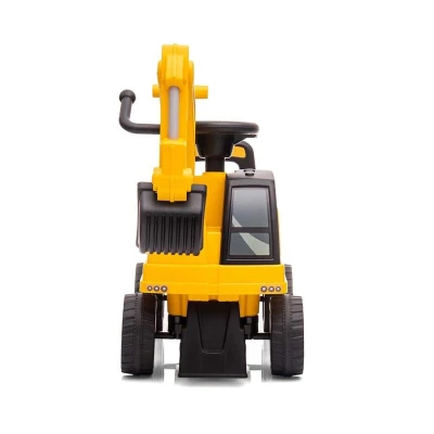 Milly Mally Detská odrážadlo bagr so zvukom CAT Excavator žltý