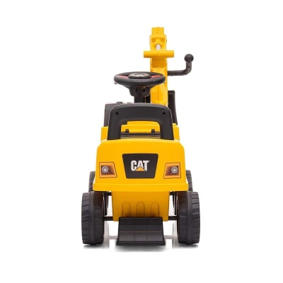 Milly Mally Detská odrážadlo bagr so zvukom CAT Excavator žltý