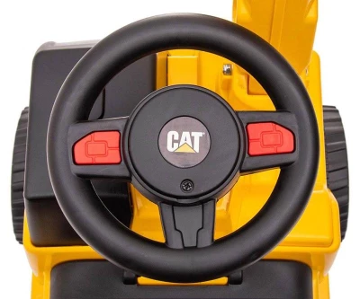 Milly Mally Detská odrážadlo bagr so zvukom CAT Excavator žltý