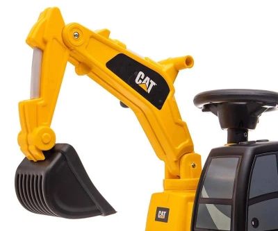 Milly Mally Detská odrážadlo bagr so zvukom CAT Excavator žltý