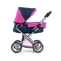 MILLY MALLY Dětský kočárek pro panenky Alice Prestige Navy