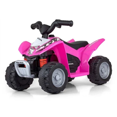 MILLY MALLY Elektrická čtyřkolka Honda ATV růžová