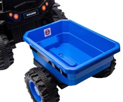 MILLY MALLY Elektrický traktor s vlečkou Farmer modrý