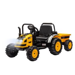 Milly Mally Elektrický traktor s vlečkou Farmer žlutý Milly Mally Elektrický traktor s vlečkou Farmer žlutý