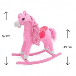 MILLY MALLY Houpací koník Princess pink
