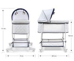 MILLY MALLY Kolébka Dream On - SIMPLE GREY