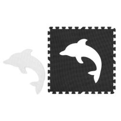 MILLY MALLY Pěnové puzzle podložka ohrádka Jolly 2x2 Grey