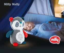 MILLY MALLY Plyšový usínáček panda s projektorem