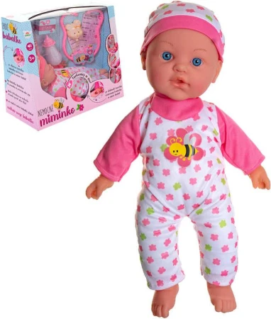 Miminko nemocné 36cm panenka s lékařskými doplňky na baterie Světlo Zvuk Miminko nemocné 36cm panenka s lékařskými doplňky na baterie Světlo Zvuk