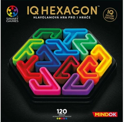 Mindok Hlavolamová hra SMART GAMES IQ Deluxe-Hexagon 120 rébusů Mindok Hlavolamová hra SMART GAMES IQ Deluxe-Hexagon 120 rébusů