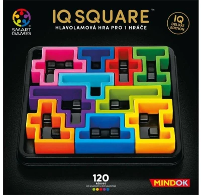 Mindok Hlavolamová hra SMART GAMES IQ Deluxe-Square 120 rébusů Mindok Hlavolamová hra SMART GAMES IQ Deluxe-Square 120 rébusů